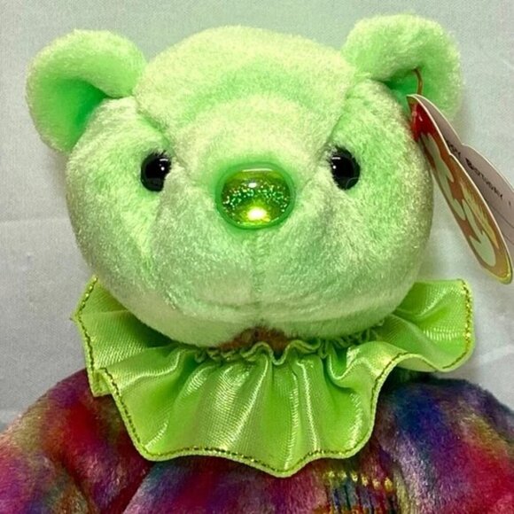 Ty Beanie Babies Birthday Bears July & August 2001 Birthstone Noses Retired EUC - Picture 11 of 16